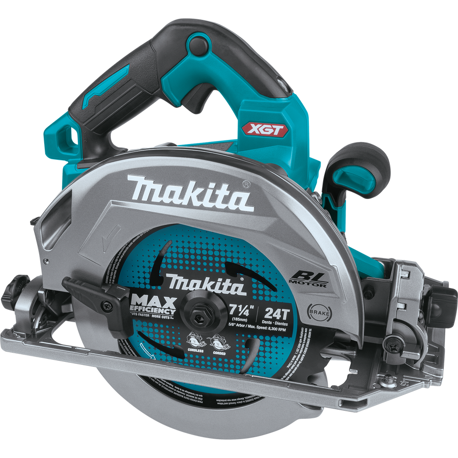 MAKITA 40V MAX XGT® 7‑1/4" Circular Saw w/ Guide Rail Compatible Base (Tool Only)