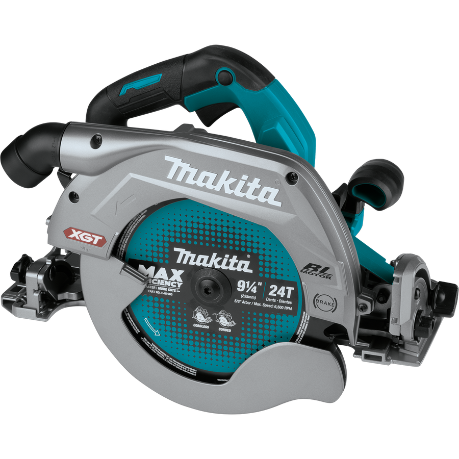 MAKITA 40V MAX XGT® 9‑1/4" Circular Saw w/ Guide Rail Compatible Base (Tool Only)