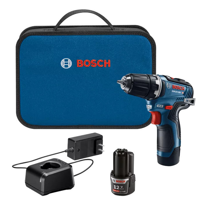 BOSCH 12V MAX EC 3/8" Drill/Driver Kit