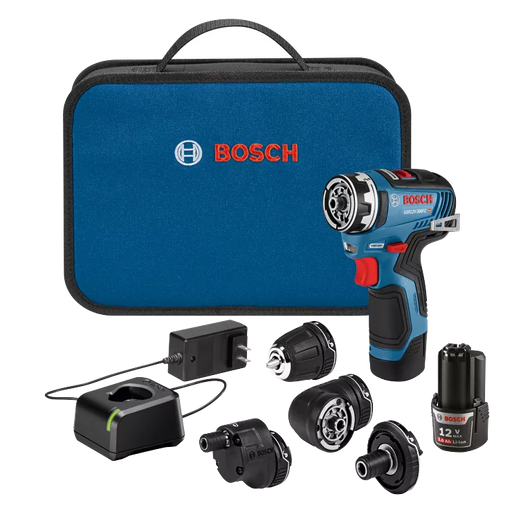 BOSCH 12V MAX Drill/Driver w/ 5-IN-1 FLEXICLICK® System