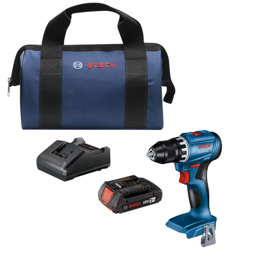 BOSCH 18V Compact 1/2" Drill/Driver Kit