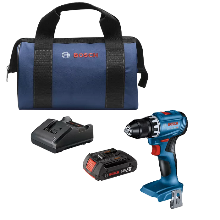 BOSCH 18V Compact 1/2" Drill/Driver Kit