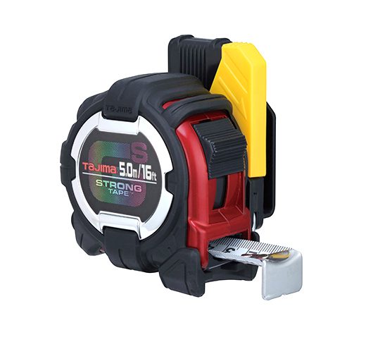 TAJIMA 16' / 5.0m GS-LOCK™ Measuring Tape w/ Safety Belt Holder