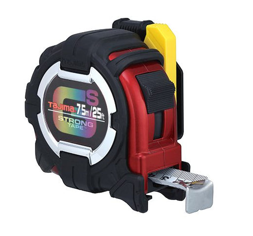 TAJIMA 25' / 7.5m GS-LOCK™ Measuring Tape w/ Safety Belt Holder