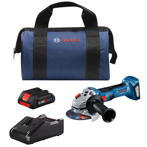 BOSCH 18V 4-1/2" Angle Grinder Kit