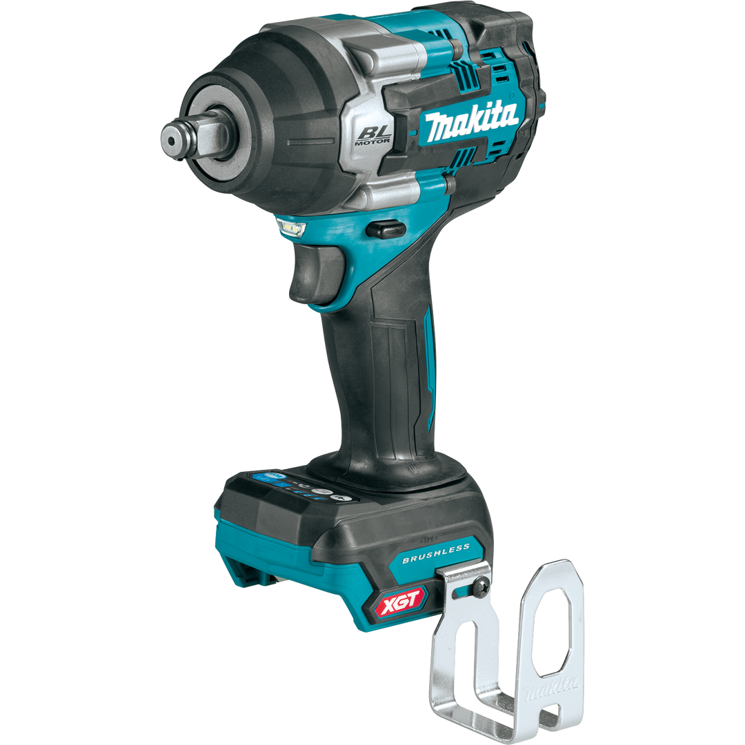 MAKITA 40V MAX XGT® 4‑Speed Mid‑Torque 1/2" Sq. Drive Impact Wrench w/ Friction Ring Anvil (Tool Only)