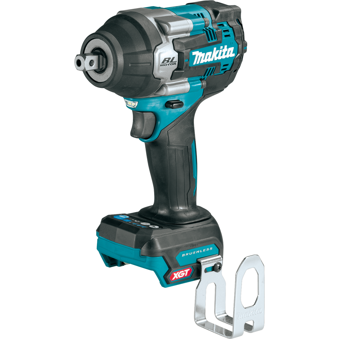 MAKITA 40V MAX XGT® 4‑Speed Mid‑Torque 1/2" Sq. Drive Impact Wrench w/ Detent Anvil (Tool Only)
