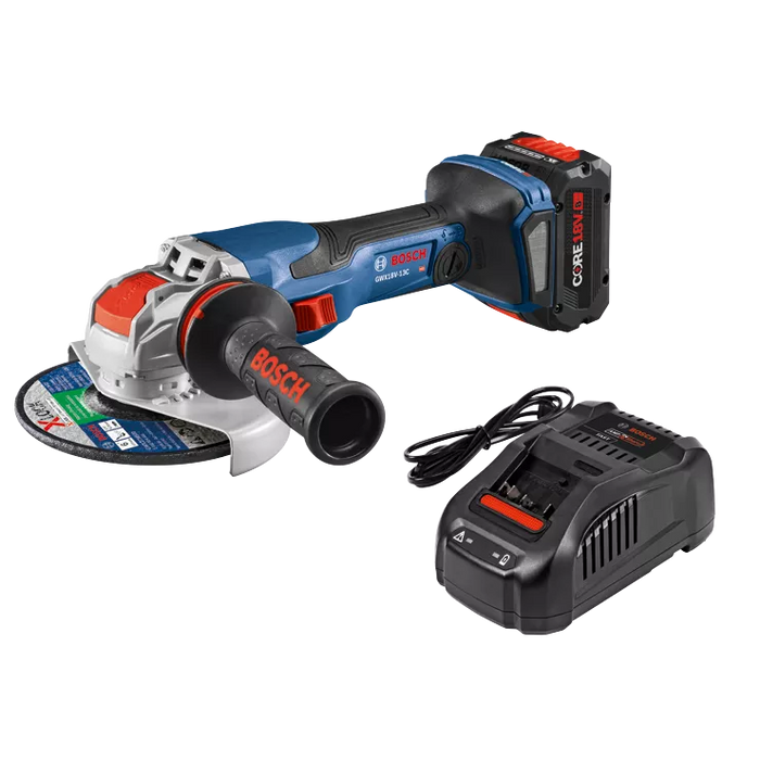 BOSCH PROFACTOR™ 18V X-LOCK Connected-Ready 5" – 6" Angle Grinder Kit