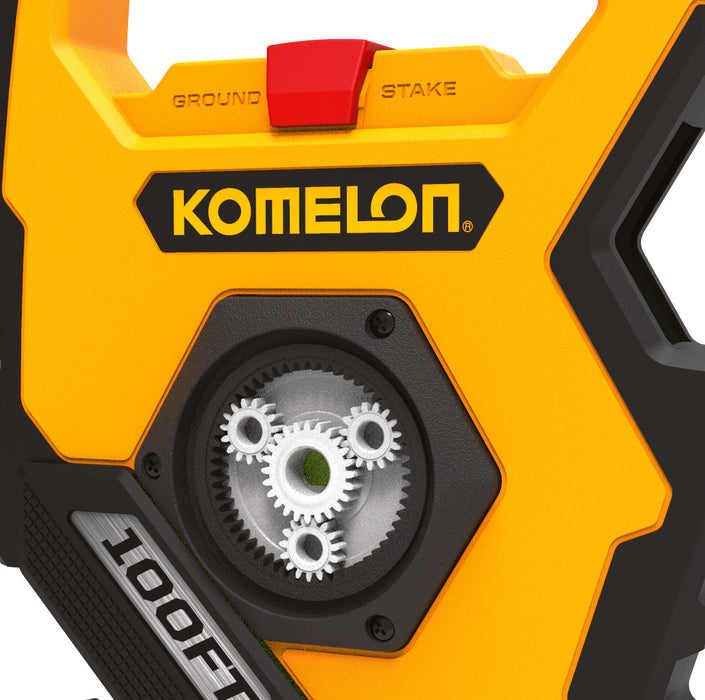 Komelon 200' Long Steel Open Reel with Extrusion Blade Coating