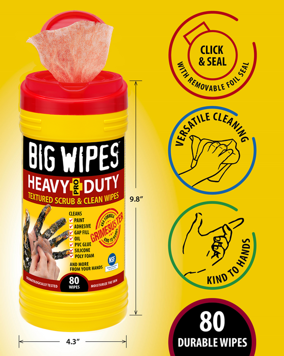 Big Wipes Heavy Duty Pro+ 80ct Canister