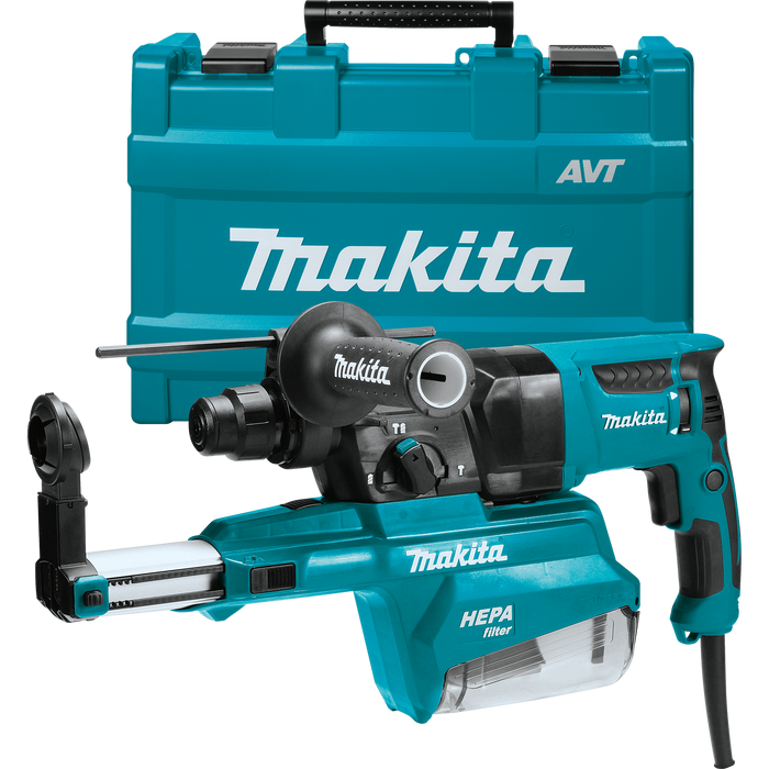MAKITA 1" SDS‑PLUS AVT® Rotary Hammer w/ HEPA Dust Extractor (Pistol‑Grip)