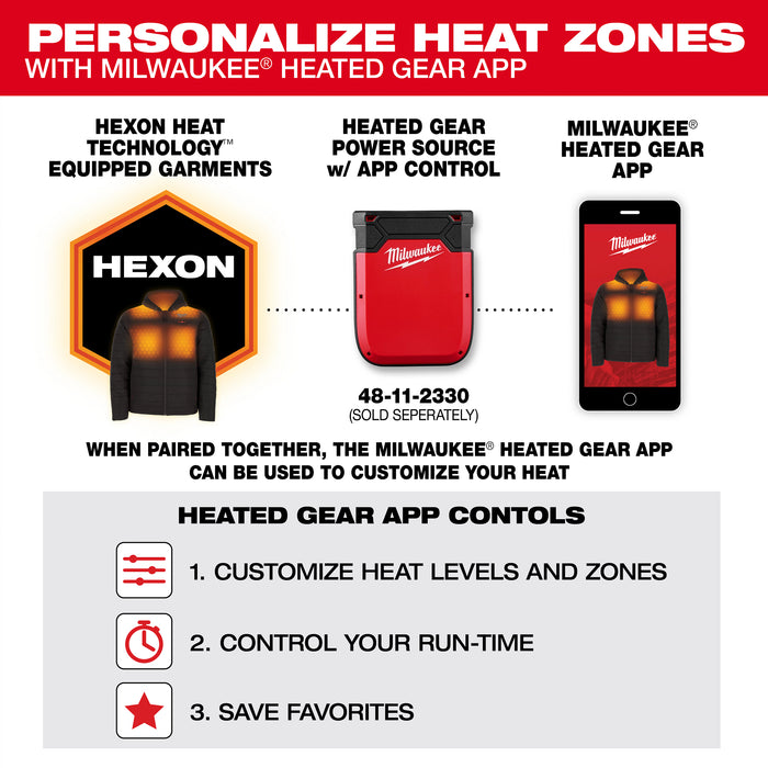 Milwaukee M12 HEATED AXIS VEST M300B-20L