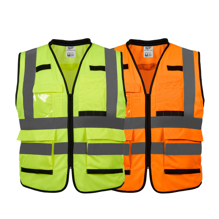 Milwaukee PREM HI VIS VEST-ORANGE-L/XL 48-73-5052