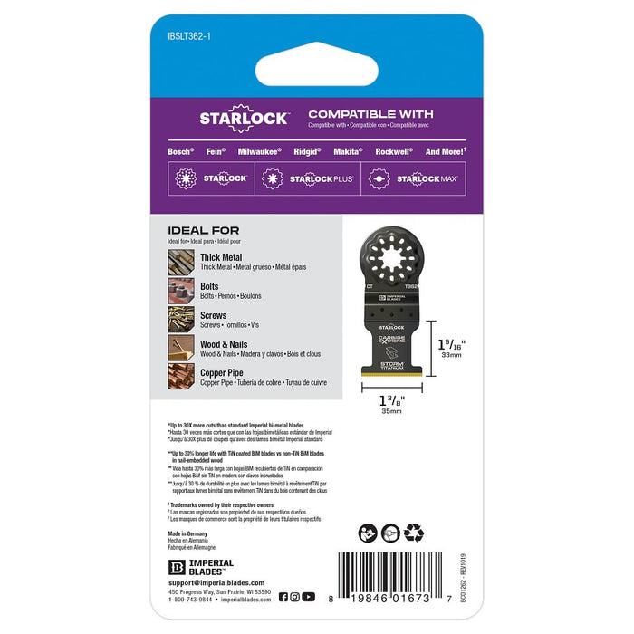 Milwaukee Tools Imperial Blds Strlock CT MTL 1PK IBSLT362-1