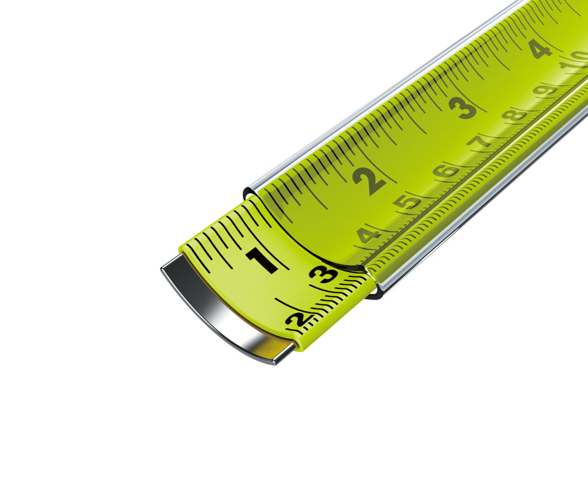 Komelon 12'/3.5 x 1/2" Yellow Professional - Inch/Metric