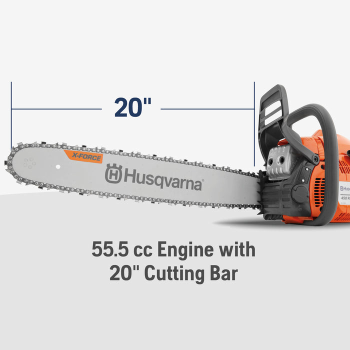 HUSQVARNA 20" 455 Rancher Gas Chainsaw