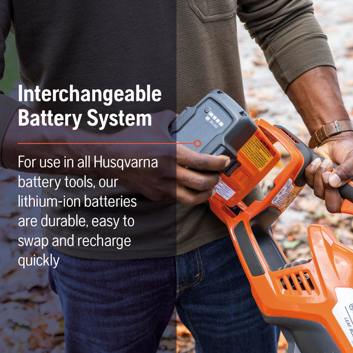 HUSQVARNA 350iB Leaf Blaster Battery Leaf Blower Kit