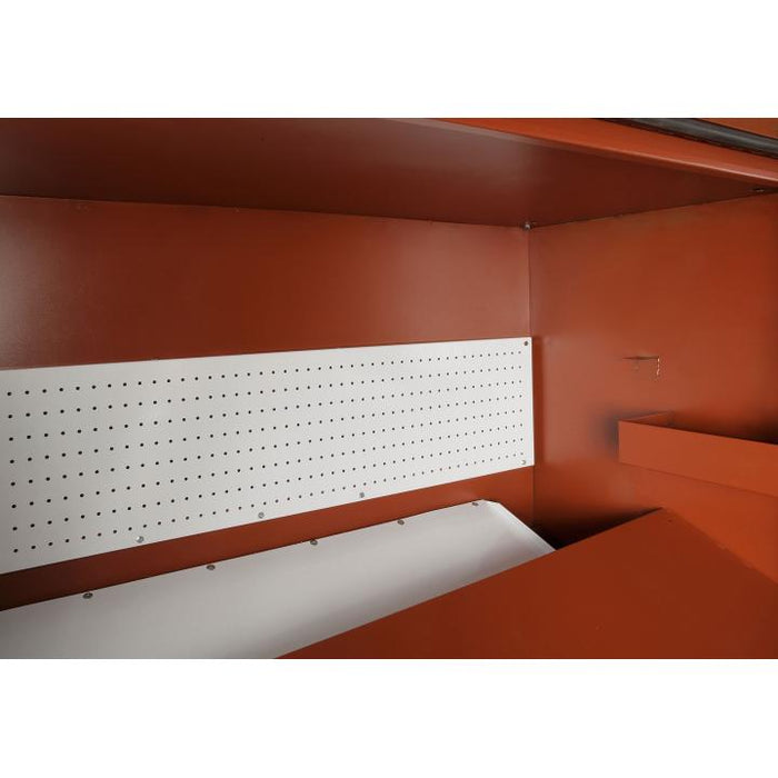 Crescent JOBOX 1-510990 Mobile Field Office, 90.9 cu ft, 63 in W x 33 in D x 80 in H, Steel, 3-Door / 2-Shelf, 6 in Locking Casters, 1,500 lb Capacity