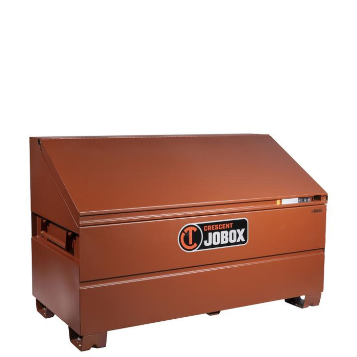 Crescent JOBOX 1-680990 Site-Vault Slope Lid Chest, 32.7 cu ft, 60 in W x 30 in D x 39-1/2 in H, Steel, Brown, w/ Lift-N-Stow Shelf