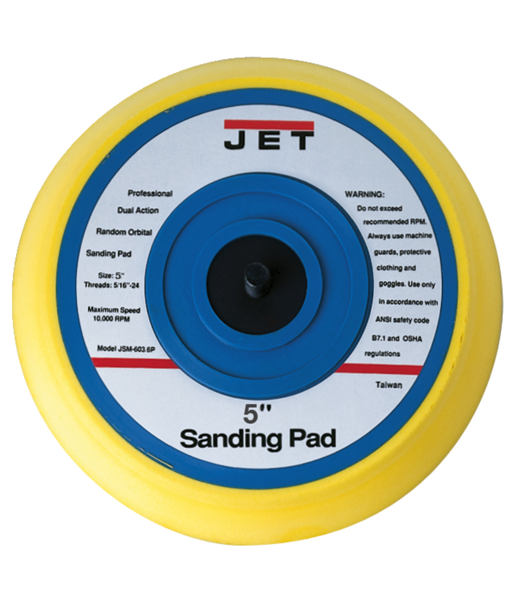 JET Replacement 5" Round Sanding Pad For JSM-603.5 Palm Sander