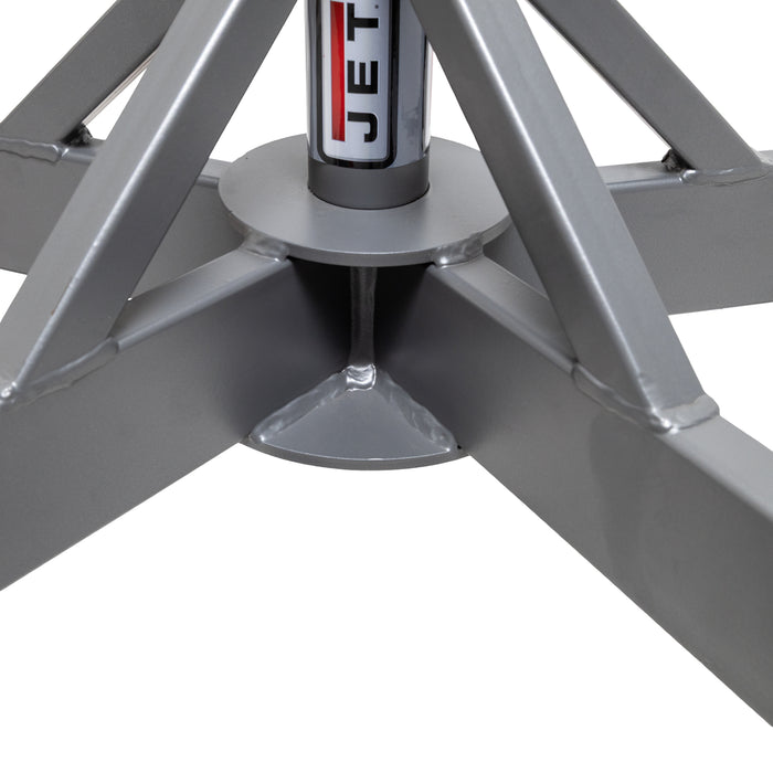 JET JPJ-L5L-SR Low 5 Leg Pipe Jack Stand w/Casters & Steel Rollers