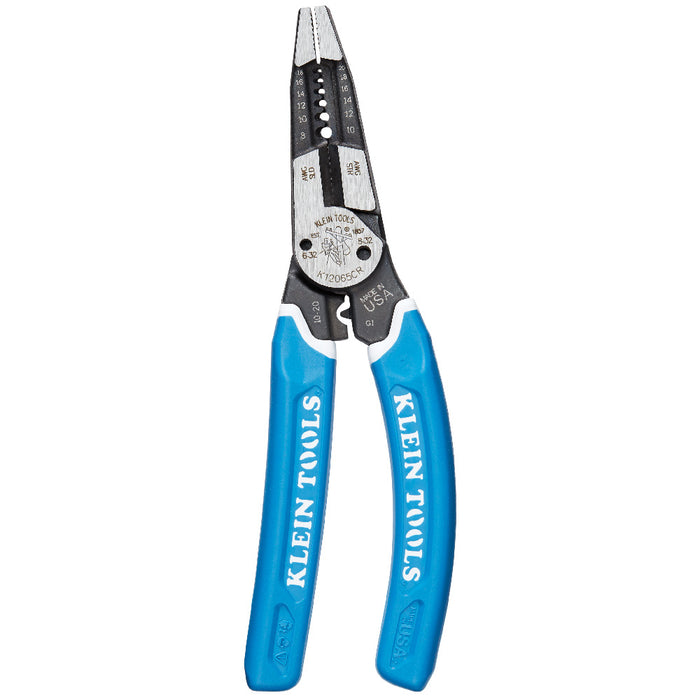 KLEIN TOOLS KLEIN-KURVE® 8-10 AWG Heavy-Duty Wire Stripper / Cutter / Crimper Multi Tool