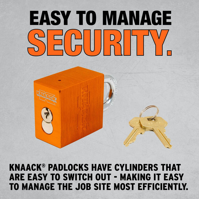 KNAACK Model 4824-KL JOBMASTER Chest, 16 cu ft, 48 in L x 24 in W x 23 in H, 16-Gauge Steel, WATCHMAN IV Lock, incl. KNAACK Padlock