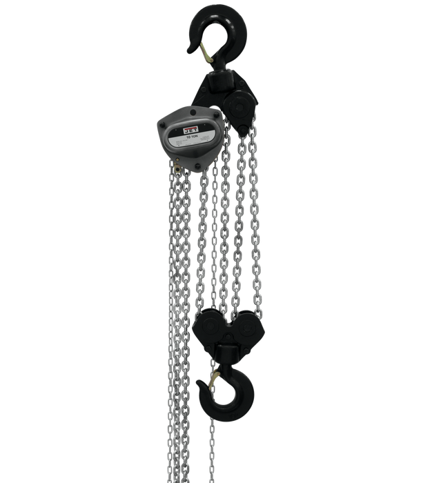 JET 10-Ton Hand Chain Hoist w/ Overload Protection