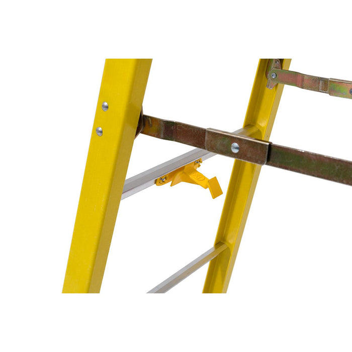 Werner L6206 LEANSAFE Fiberglass Leaning Ladder, 6 ft, Type IA, 300 lb Duty Rating, L6200 Series