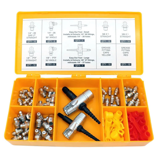 LOCKNLUBE Complete Grease Fitting Replacement Kit