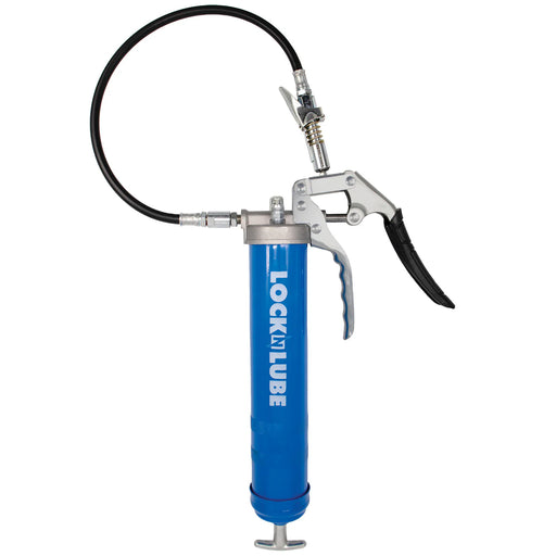 LOCKNLUBE Blue Heavy-Duty Pistol Grip Grease Gun