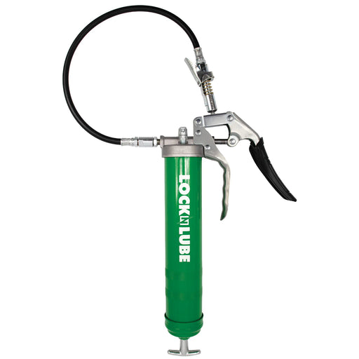 LOCKNLUBE Green Heavy-Duty Pistol Grip Grease Gun