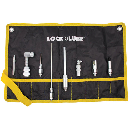 LOCKNLUBE 8 PC. Quick Connect Greasing Accessory Kit