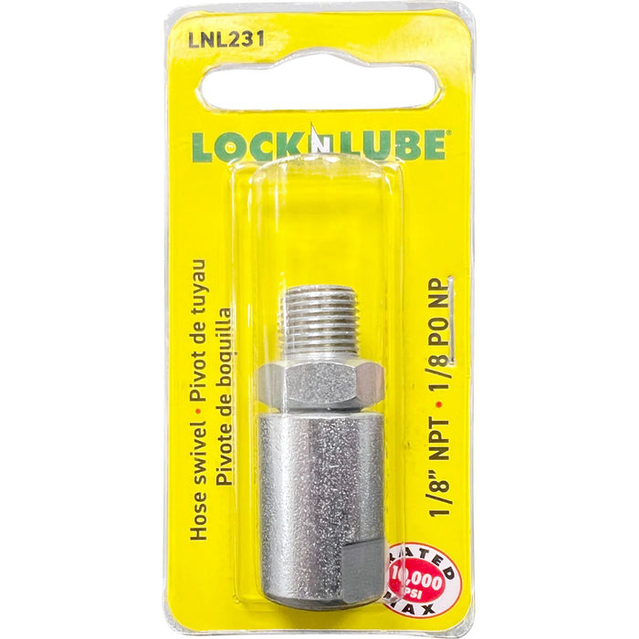 LOCKNLUBE 1/8 NPT (Standard) Grease Hose Swivel