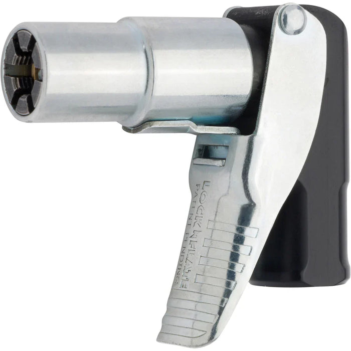 LOCKNLUBE LOCKNFLATE 90-Degree Air Chuck - OPEN