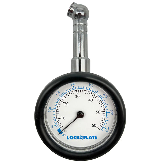LOCKNLUBE LOCKNFLATE Tire Pressure Gauge (Dial)