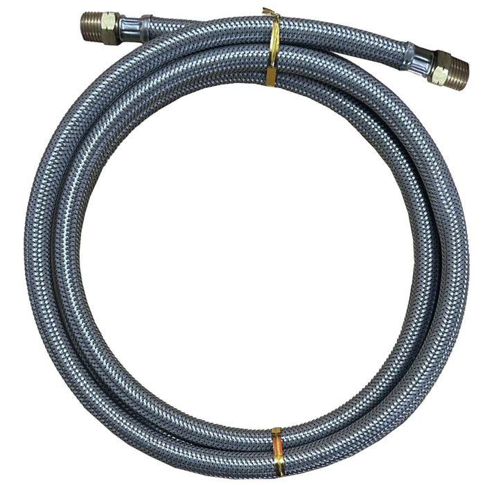 LOCKNLUBE LOCKNFLATE 3' Stainless Steel Braided Air Hose