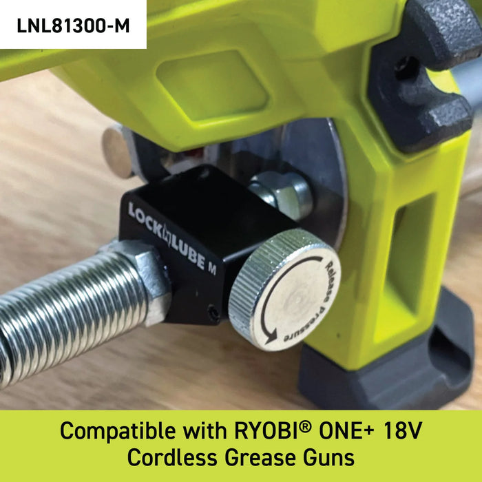 LOCKNLUBE Pressure Return Valve For Milwaukee Cordless Grease Guns