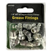 LOCKNLUBE Grease Fittings - 1/8" NPT 45 Degree Grease Fittings
