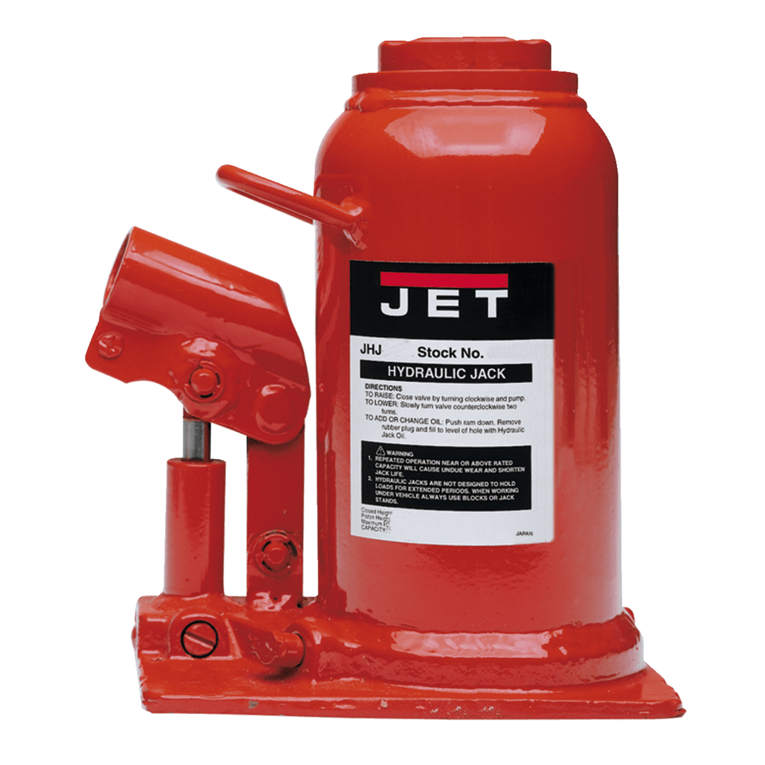 JET 17-1/2-Ton Low-Profile Hydraulic Bottle Jack