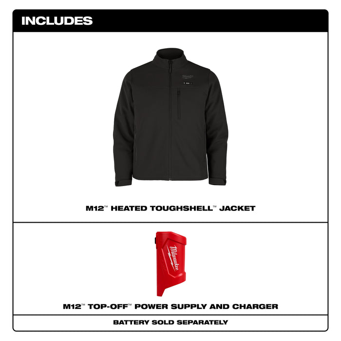 Milwaukee TOUGHSHELL JKT ONLY - BLACK XL M100B-20XL