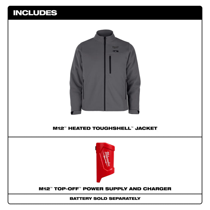 Milwaukee TOUGHSHELL JKT ONLY - GRAY L M100G-20L