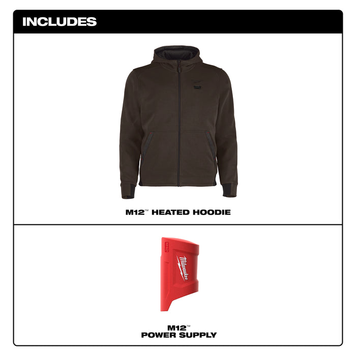 Milwaukee HEATED HOODIE ONLY - BROWN 3X M200N-203X