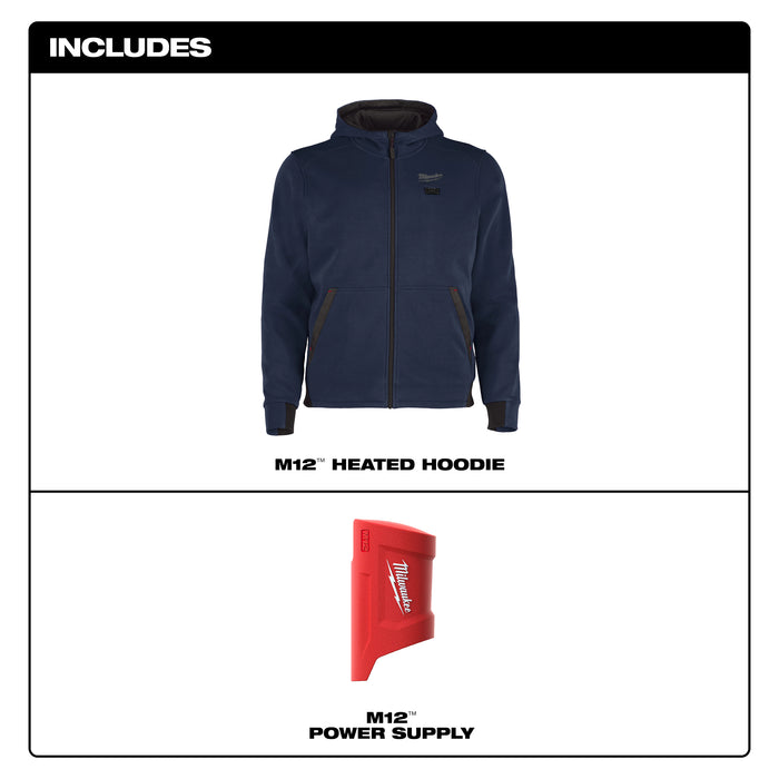 Milwaukee HEATED HOODIE ONLY - BLUE 3X M200U-203X