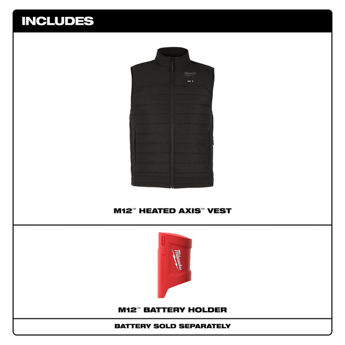 Milwaukee M12 Heated AXIS Vest M300B-203X