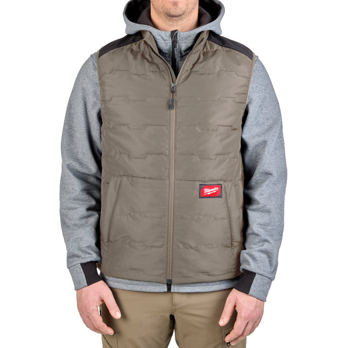 Milwaukee FREEFLEX™ Lightweight Insulated Vest - Brown 3X M350N-3X