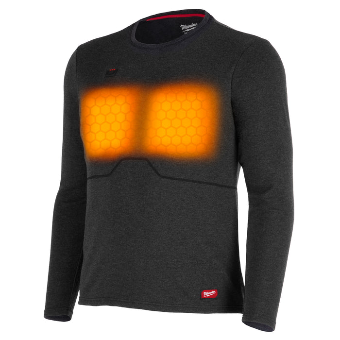 Milwaukee Heated Merino Wool Crew Neck Base Layer