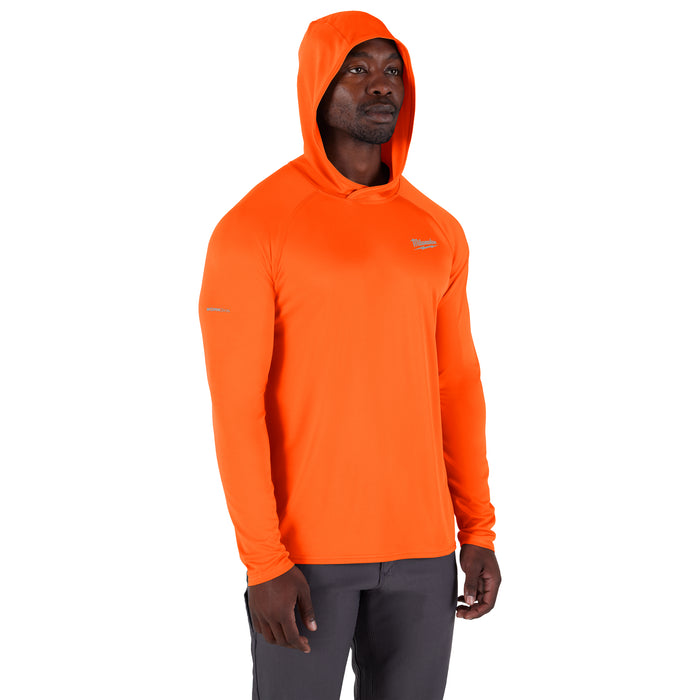 Milwaukee WORKSKIN Hooded Shirt Orange S M550A-S