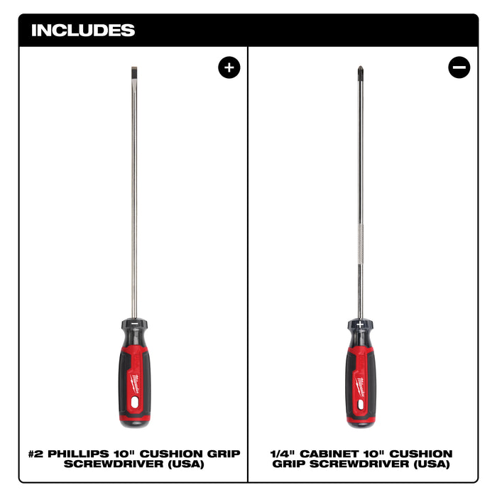 Milwaukee 2 PC. CUSHION GRIP SD SET (USA) MT200-2L