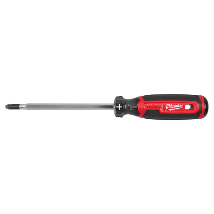 Milwaukee #3 Phillips 6" Cushion Grip Screwdriver (USA)